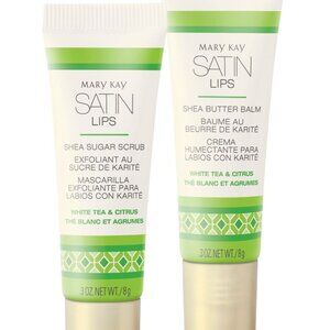 NIB Mary Kay White Tea & Citrus Satin Lips Set